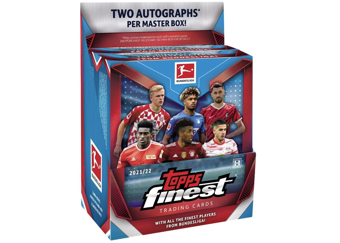 2021-22 Topps Finest Bundesliga Soccer Hobby Box - 2021-22 - US
